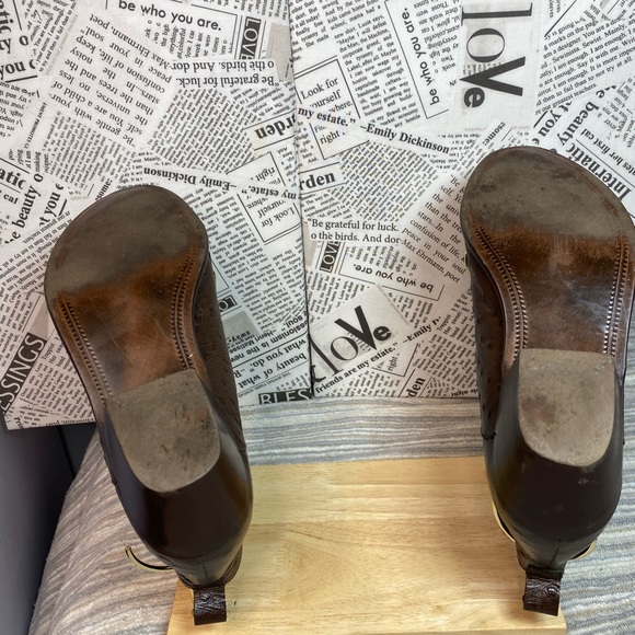 Donato Marrone Men’s Brown Leather Boots in Size 9 1/2 - Picture 3 of 7